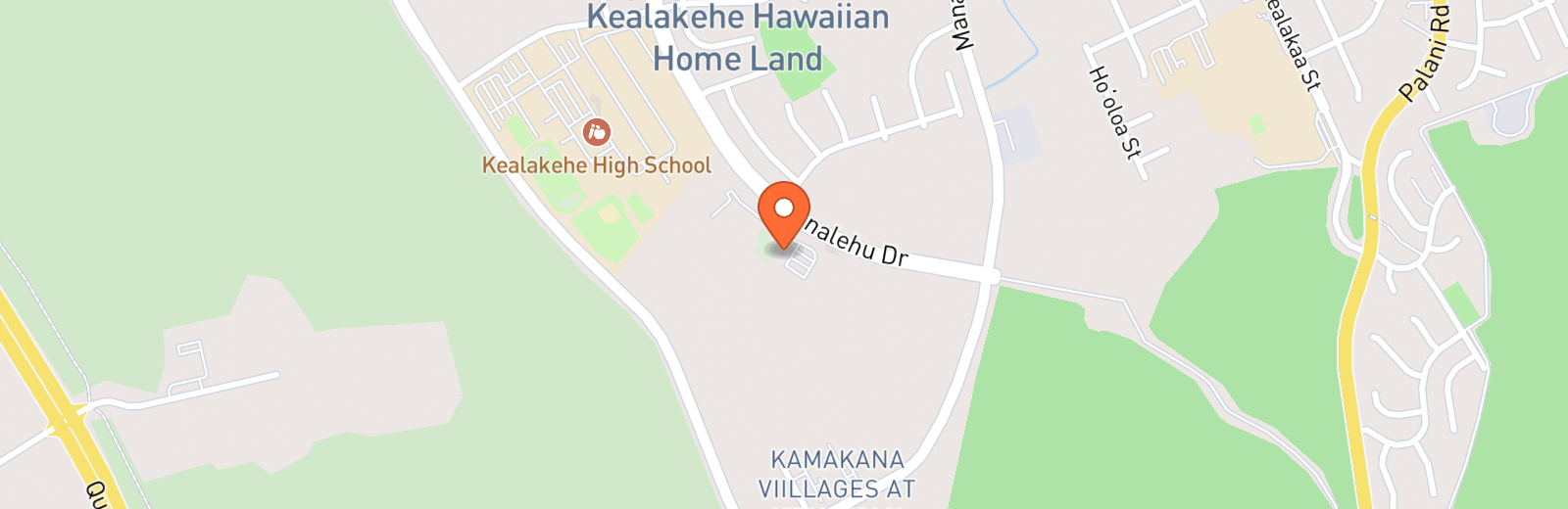 Map showing Hawaiʻi Island Community Health Center – Hawaiʻi Island Doctors and Health Clinics